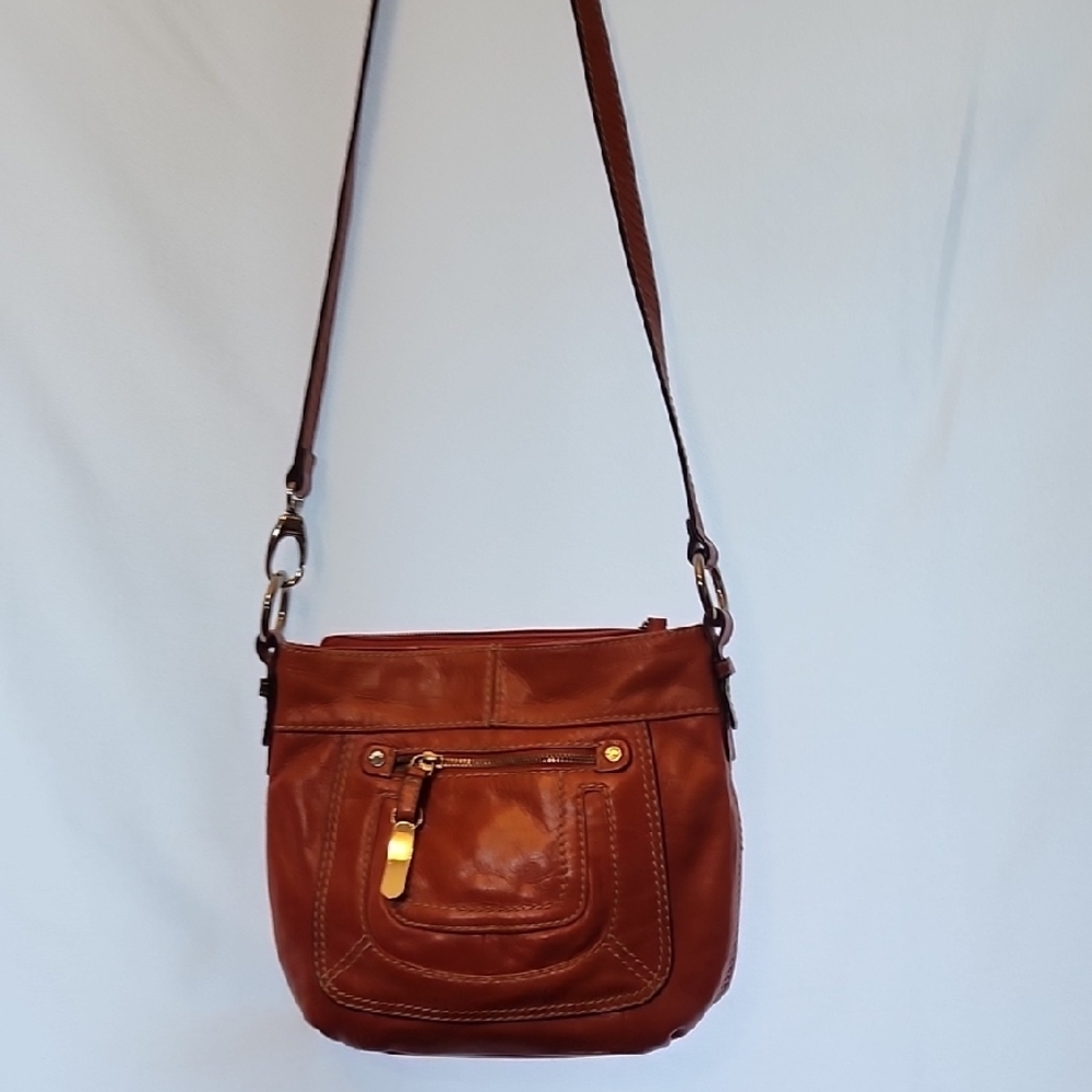 Brown Leather Crossbody Bag